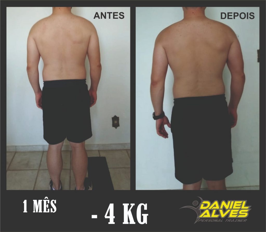 Ele já perdeu 4 quilos em 1 mês de Treinos com o personal Trainer de Goiânia Daniel Alves