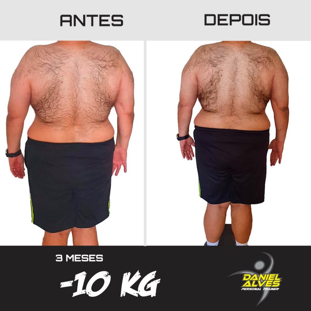 Ele perdeu 10 quilos treinando com Daniel Alves Personal trainer em Goiânia
